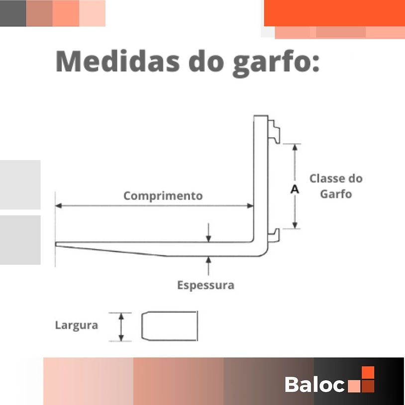 medidas garfo empilhadeira