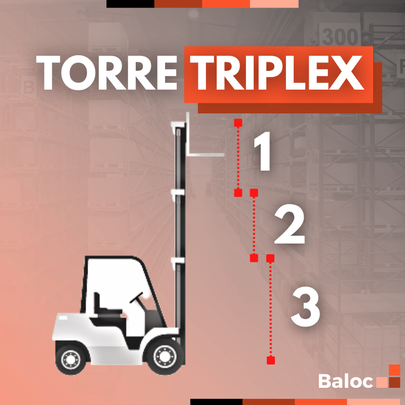 torre triplex empilhadeira