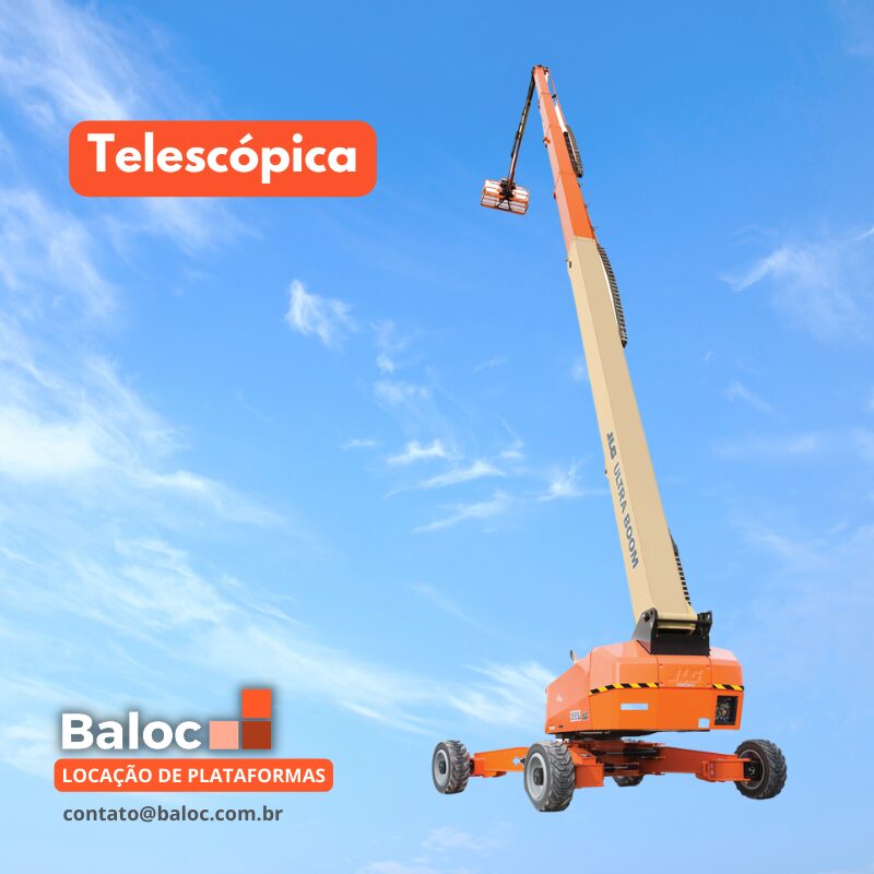 exemplo plataforma elevatoria telescopica