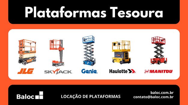 plataforma tesoura eletrica