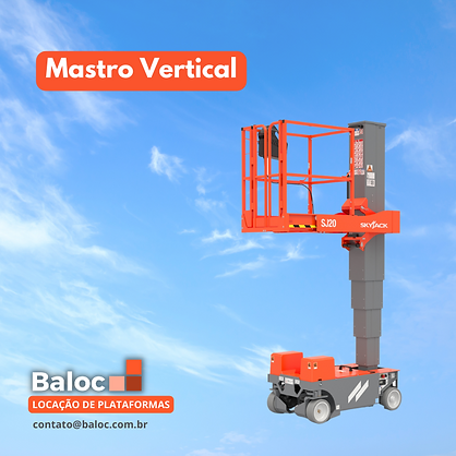 plataforma mastro vertical