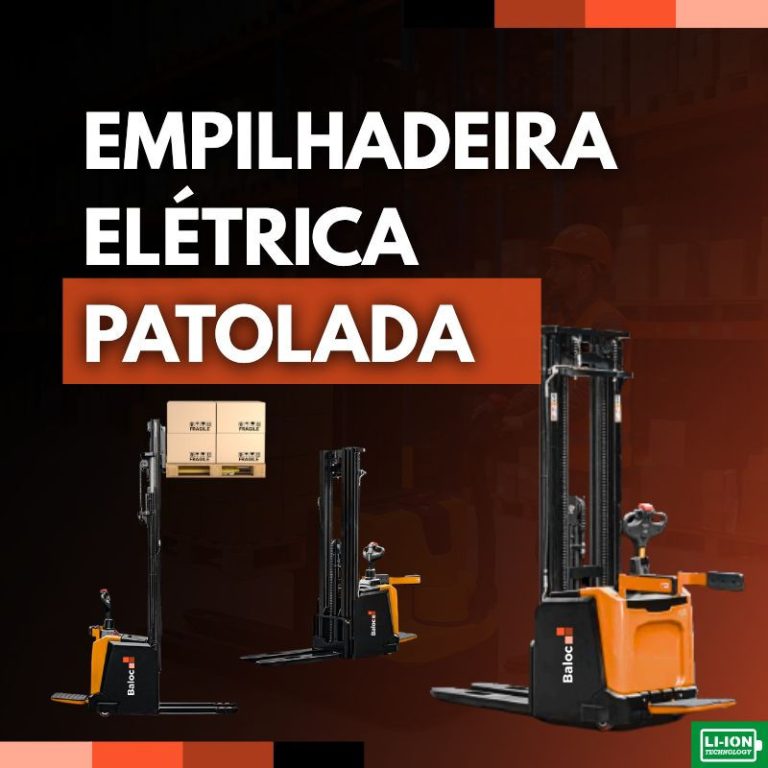 empilhadeira eletrica patolada