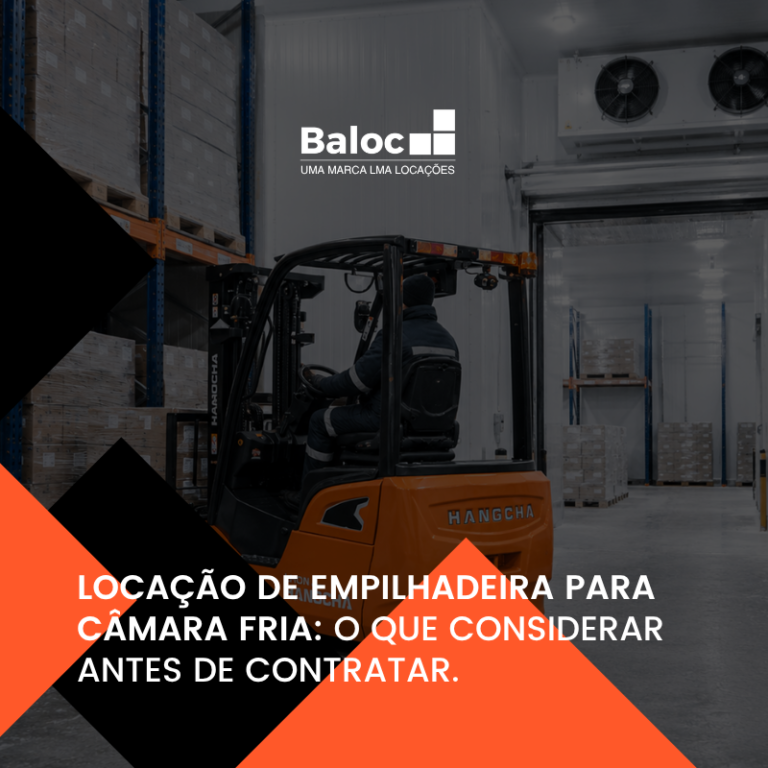 Locacao de Empilhadeira para Camara Fria o Que Considerar Antes de Contratar
